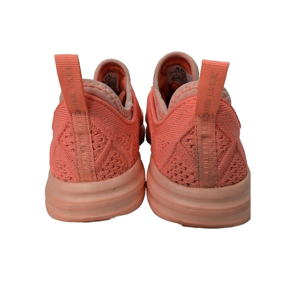 APL Techloom Phantom Shoes Womens size 8.5 Sneakers Neon Peach - Picture 7 of 11